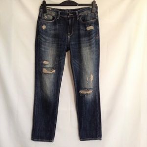 Zara Basic Denim Z1975 Distressed Womens Jeans 4